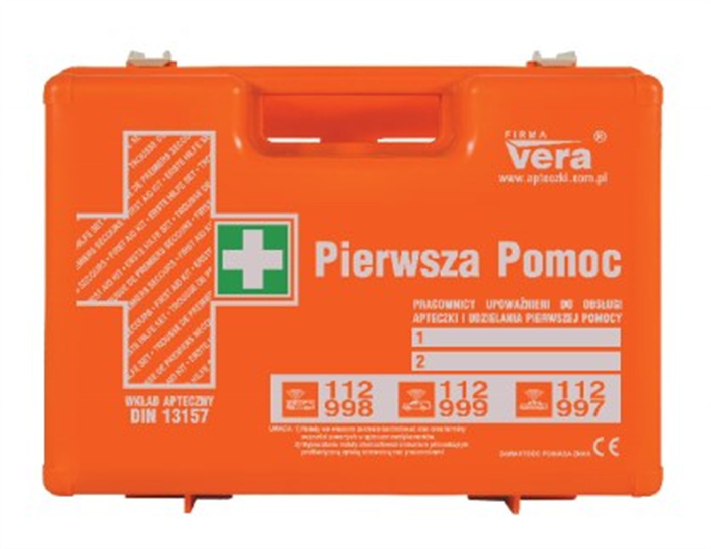 Przemysłowa apteczka pierwszej pomocy Vera DIN 13157 PLUS TOP 15