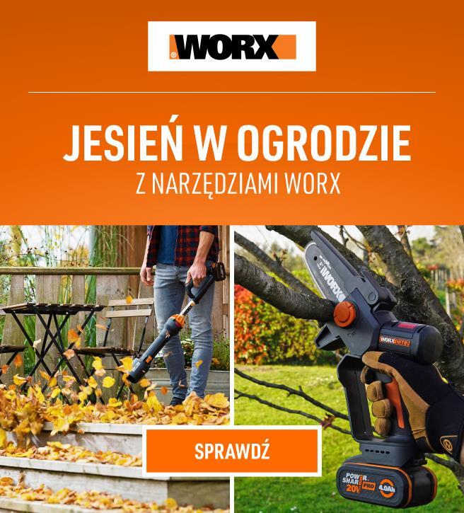 jesień w ogrodzie worx SG w rotacji