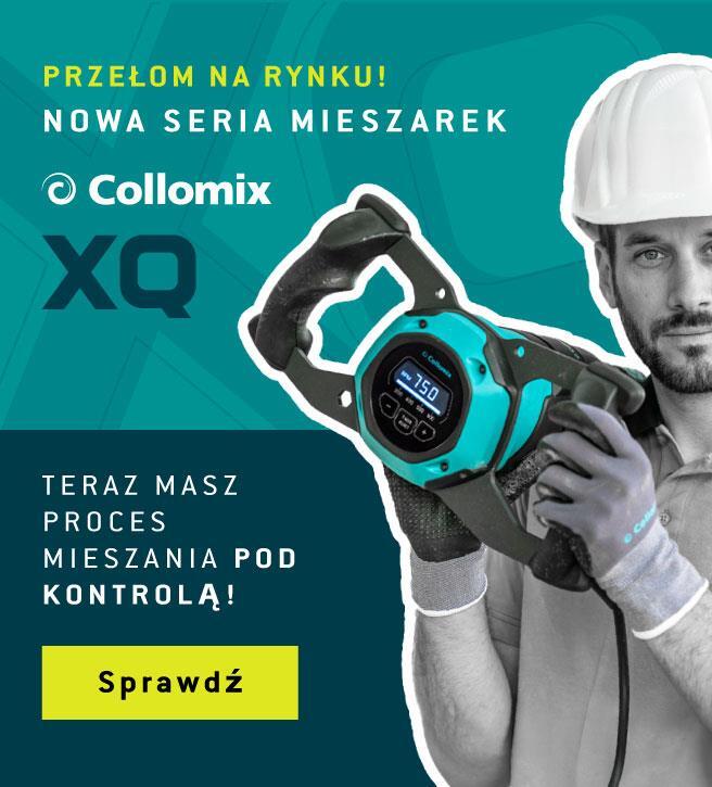 Collomix mieszarki XQ SG w rotacji