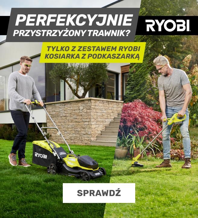 Ryobi kosiarka + podkaszarka SG+kat.