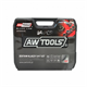 Klucze nasadowe 1/2", 1/4", zestaw 94 elementów Awtools AW39094BL