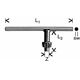 Zapasowy klucz do zębatych uchwytów wiertarskich ZS14, B, 60 mm, 30 mm, 6 mm Bosch 1607950042