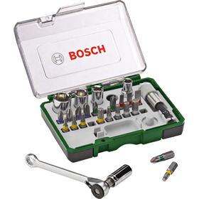 Zestaw końcówek wkręcających z grzechotką 27szt. Bosch 2607017160