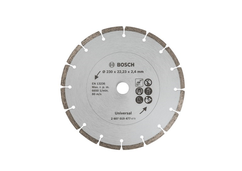 Diamentowa tarcza tnąca do materiałów budowlanych 230mm Bosch 2607019477