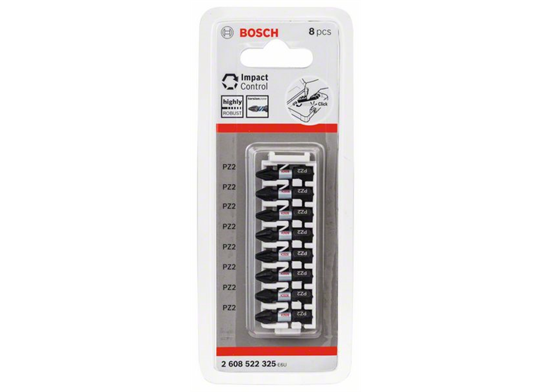 8-częściowy zestaw końcówek wkręcających Impact Control Bosch 2608522325