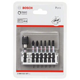 7-częściowy zestaw końcówek wkręcających Impact Control Bosch 2608522327