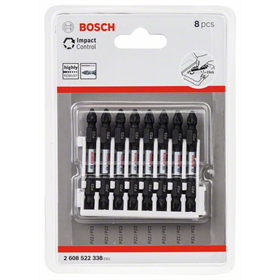 8-częściowy zestaw końcówek wkręcających Impact Control Bosch 2608522338