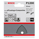 5-częściowy zestaw papierów ściernych 93 mm, 1200 Bosch 2608605200