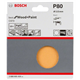 10-częściowy zestaw papierów ściernych 115 mm, 80 Bosch 2608605428