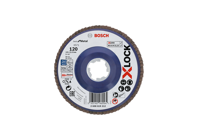 Tarcza listkowa 125mm G120 Bosch 2608619212