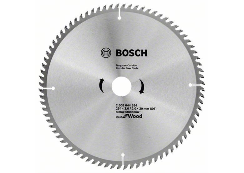 Piła zębata ECO Optiline Wood 254x30mm Z80 Bosch 2608644384