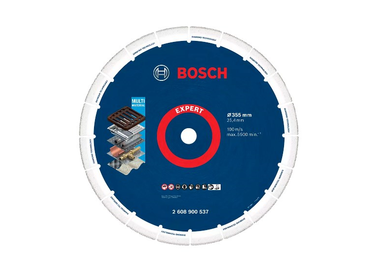 Diamond Metal Wheel 355x22.23mm Bosch 2608900537