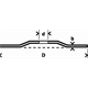 Tarcza tnąca, wygięta, do metalu 230mm Bosch 2609256313