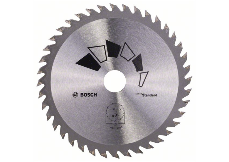 Tarcza pilarska STANDARD 140x20mm, Z40 Bosch 2609256805