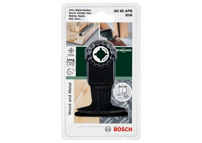 Brzeszczot BIM do cięcia wgłębnego Starlock AII 65 APB, Wood and Metal Bosch 2609256985