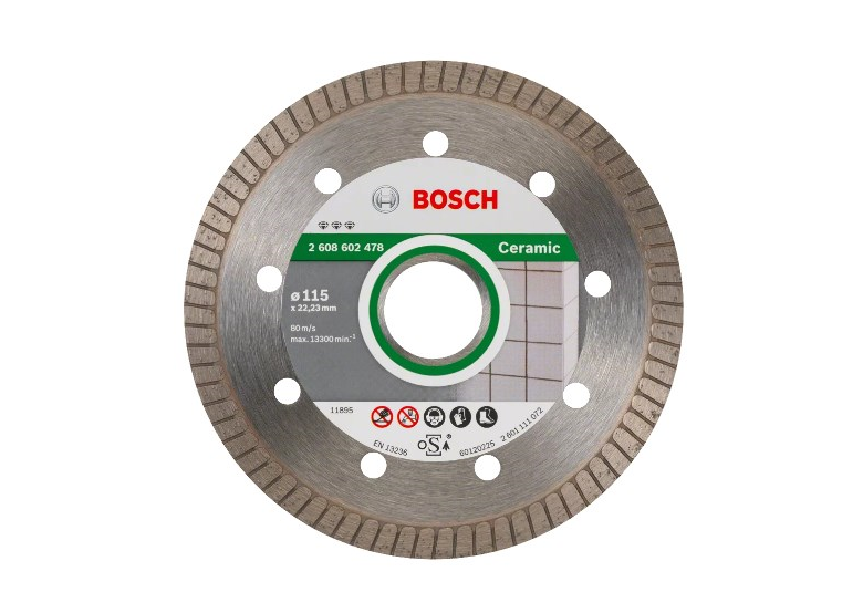 Diamentowa tarcza tnąca 115mm Bosch Best for Ceramic Extra Clean Turbo