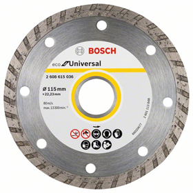 Tarcza diamentowa 115x22,23mm 10szt. Bosch ECO for Universal Turbo