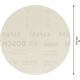 Siatka szlifierska 125mm, G 120, 5szt. Bosch EXPERT M480