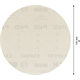 Siatka szlifierska 125mm, G 400, 5szt. Bosch EXPERT M480