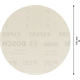 Siatka szlifierska 125mm, G 120, 50szt. Bosch EXPERT M480