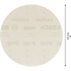 Siatka szlifierska 125mm, G 180, 50szt. Bosch EXPERT M480