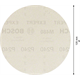 Siatka szlifierska 125mm, G 240, 50szt. Bosch EXPERT M480