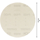Siatka szlifierska 125mm, G 400, 50szt. Bosch EXPERT M480