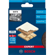 Talerz 98x120x13mm,m, F, SF, 3szt. Bosch EXPERT S473 Standard