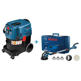 Odkurzacz przemysłowy Bosch GAS 35 L AFC + Szlifierka do gipsu Bosch GTR 55-225