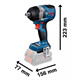 Klucz udarowy Bosch GDS 18V-750 C