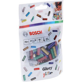 Brokatowy klej topliwy 70szt. Bosch Gluey