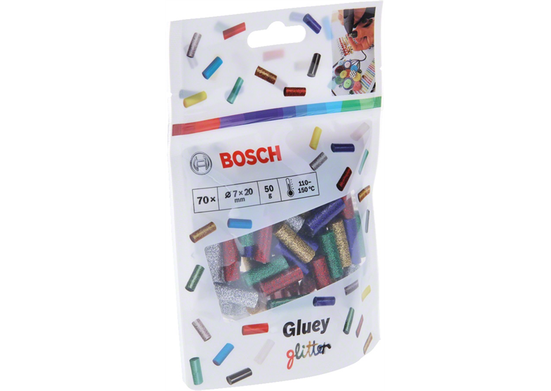 Brokatowy klej topliwy 70szt. Bosch Gluey