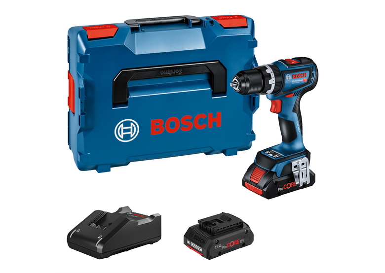 Wiertarko-wkrętarka udarowa Bosch GSB 18V-90 C ProCORE 2x4,0Ah L-BOXX 136