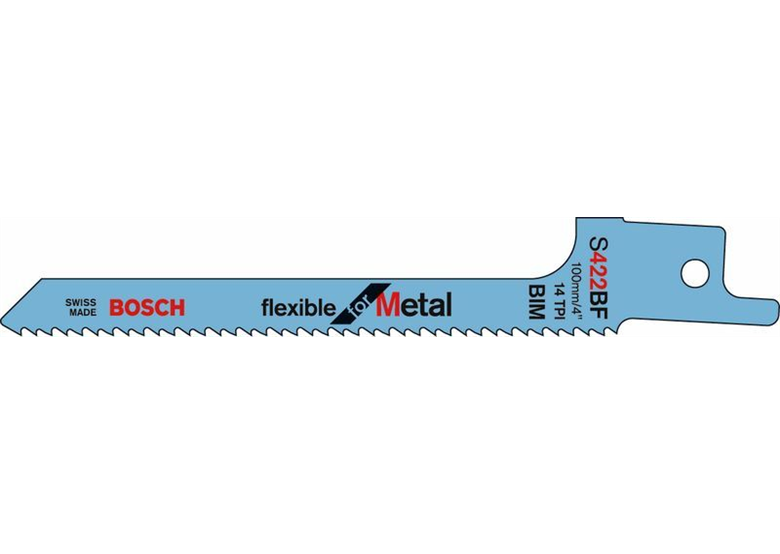 Brzeszczot do piły szablastej Flexible for Metal, 2szt. Bosch S 422 BF