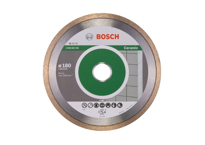 Diamentowa tarcza tnąca 180x25,4x1,6mm Bosch Standard for Ceramic