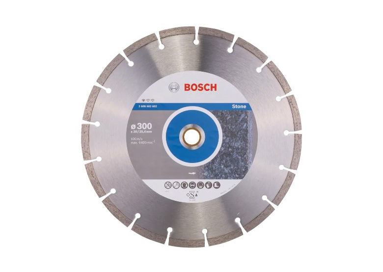 Diamentowa tarcza tnąca 300x20/25,4x3,1mm Bosch Standard for Stone