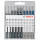 Brzeszczoty 10szt Bosch X-PRO LINE JSB SET "BASIC FOR WOOD