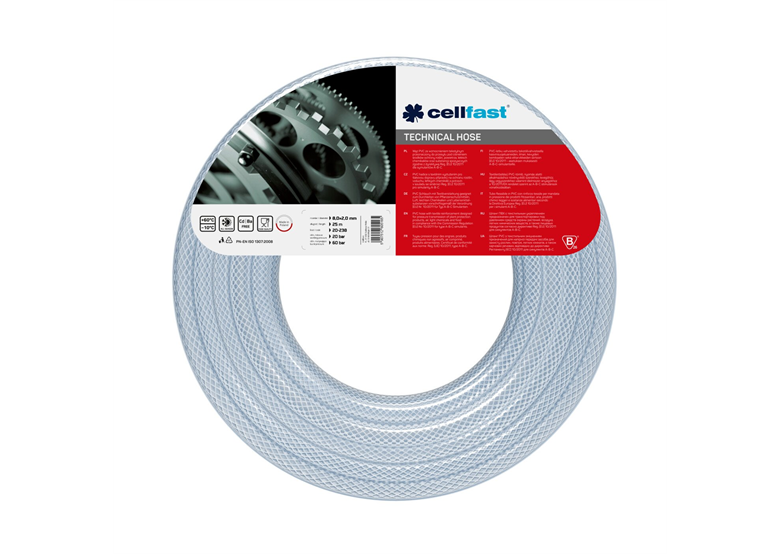 Wąż zbrojony techniczny 8,0 mm x 2,0 mm 25 mb Cellfast C 20-238