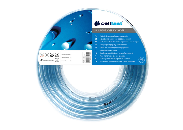 Wąż niezbrojony ogólnego stosowania 12,5 mm x 1,5 mm 50 mb Cellfast C 20-425