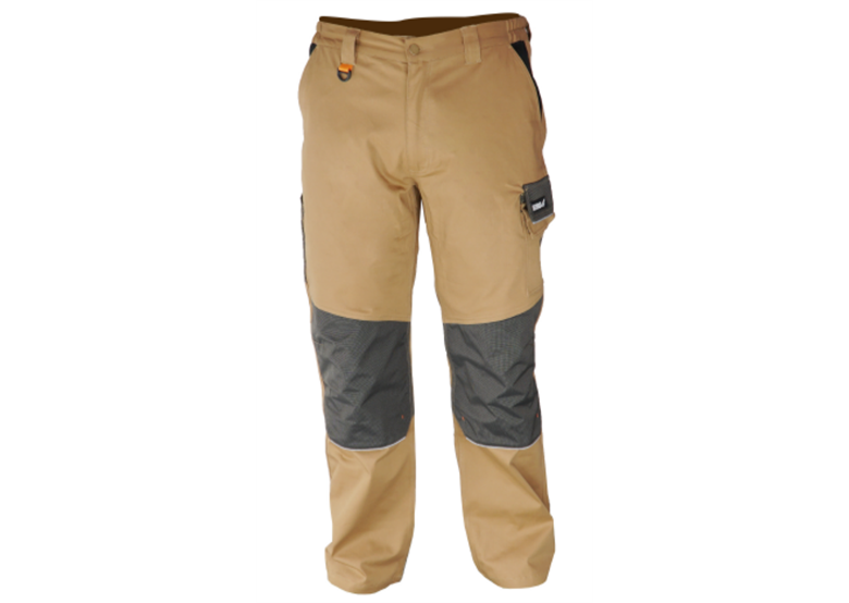 Spodnie ochronne L/52, bawełna+elastan, 270g/m2 Dedra BH42SP-L