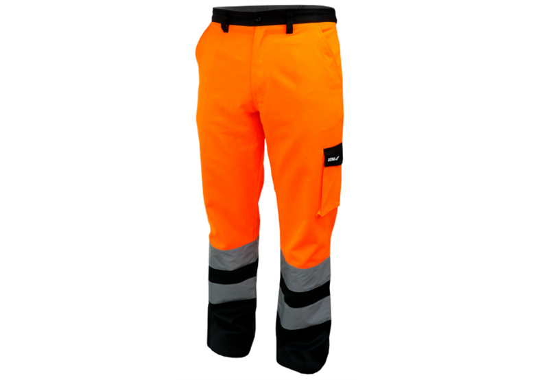 Spodnie ochronne odblaskowe rozm.XL, pomarańczowe Dedra BH81SP2-XL