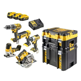 Zestaw elektronarzędzi 18V DeWalt DCK500P3T