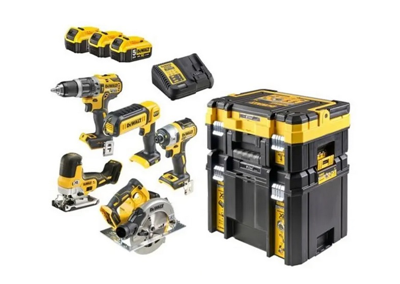 Zestaw elektronarzędzi 18V DeWalt DCK500P3T