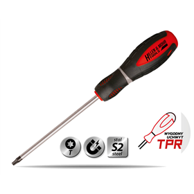 Wkrętak Torx T6x60mm, stal S2, uchwyt 3-materiałowy Hillen&Mohr Tools 17W030