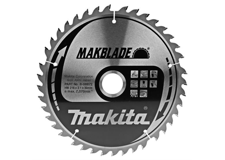 Tarcza MAKBLADE CMSM21640G 216x30mm Z40 Makita B-08872