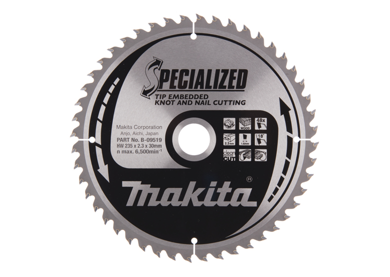 Specjalistyczna tarcza do pilarki ręcznej CSME23548G 235x30mm Z48 Makita B-09519