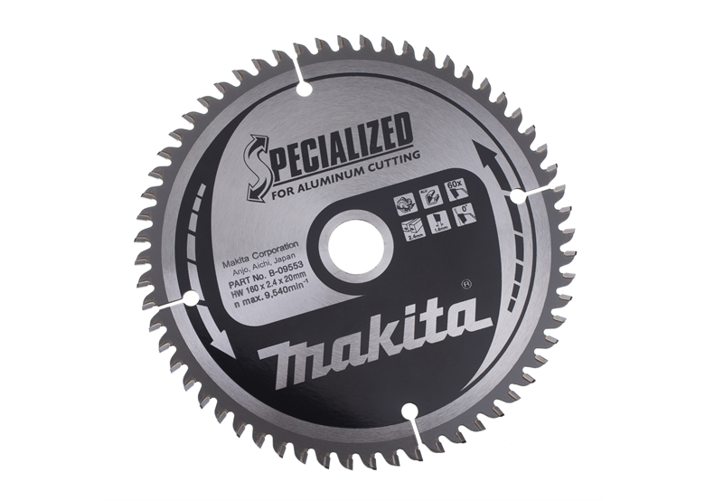 Piła tarczowa do aluminium 160x20mm Z60 Makita B-09553