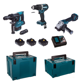 Zestaw elektronarzędzi 18V Makita DLX3119TJ