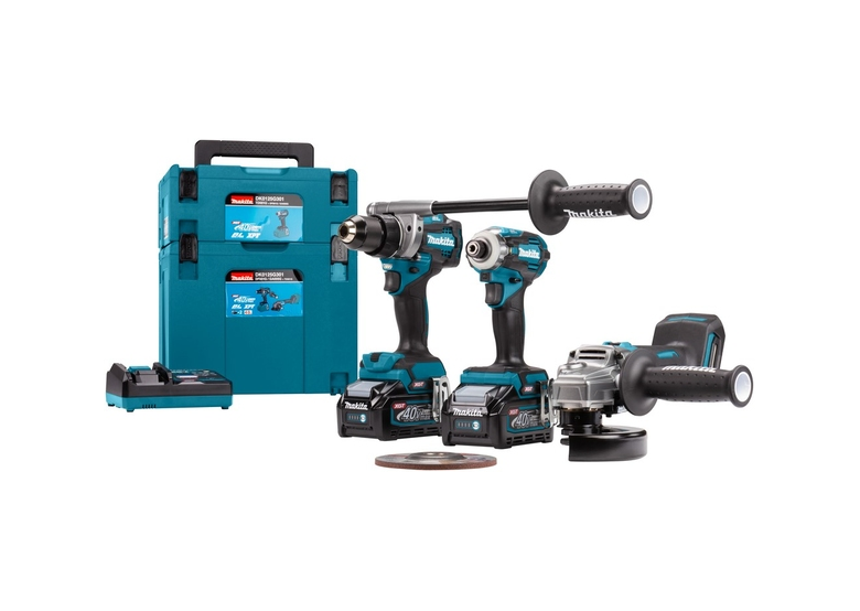 Zestaw Combo XGT 40V Max Makita XGT DK0125G301 2x4,0Ah MAKPAC 2, MAKPAC 4