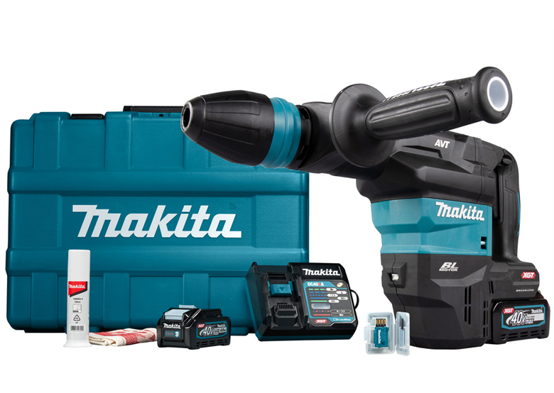 Młot wyburzeniowy SDS-Max Makita XGT HM001GM201 2x4,0Ah